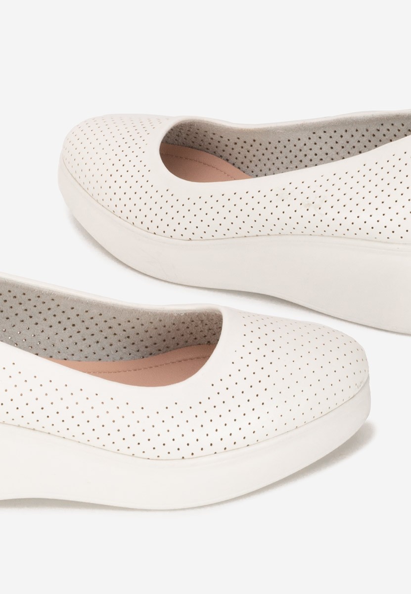 Scarpe con plateau Danetia bianchi