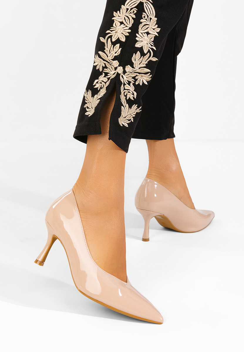 Décolleté tacco a spillo Latafia beige