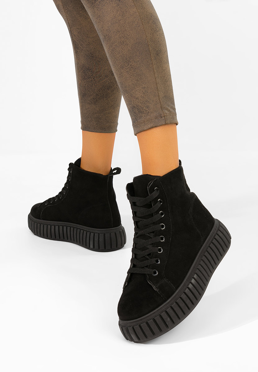 Stivaletti con plateau Joplina nero