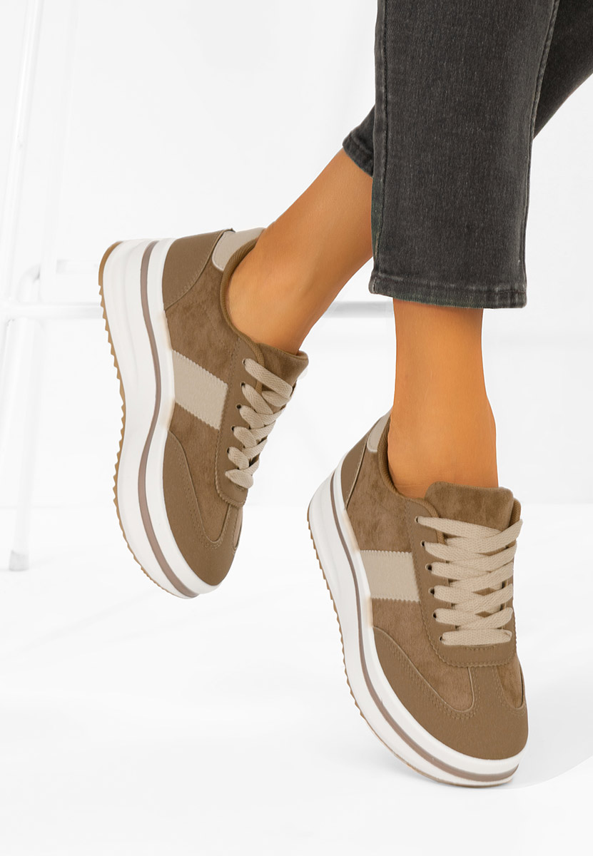 Sneakers con plateau Zashia cachi