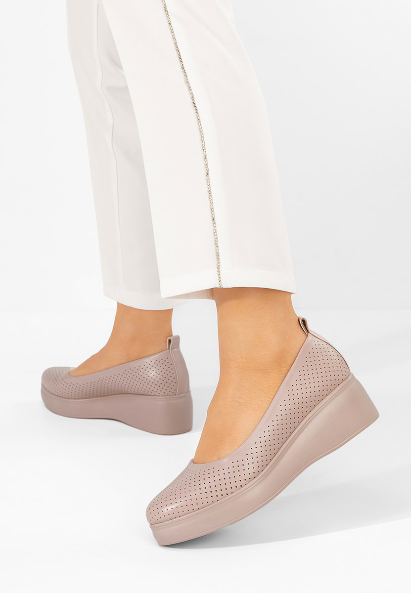 Scarpe con plateau Danetia rosa