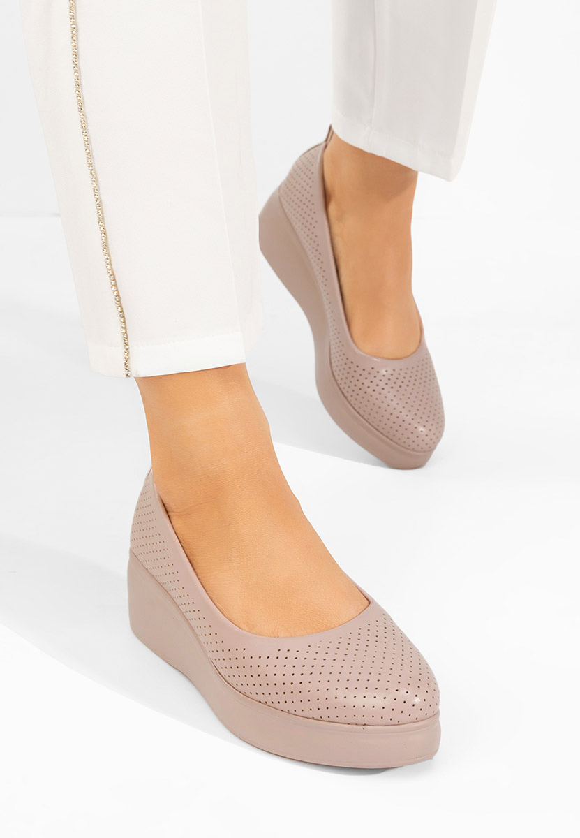 Scarpe con plateau Danetia rosa