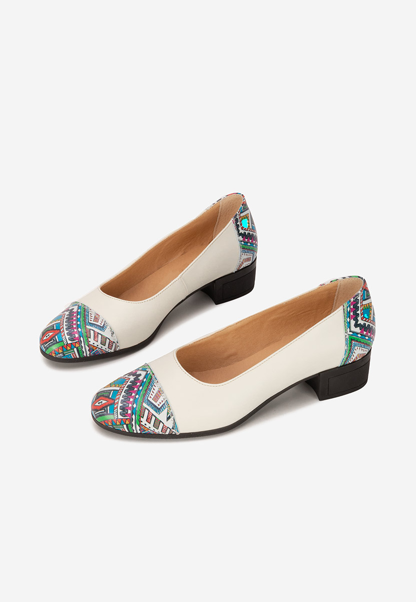 Scarpe pelle Selinna beige