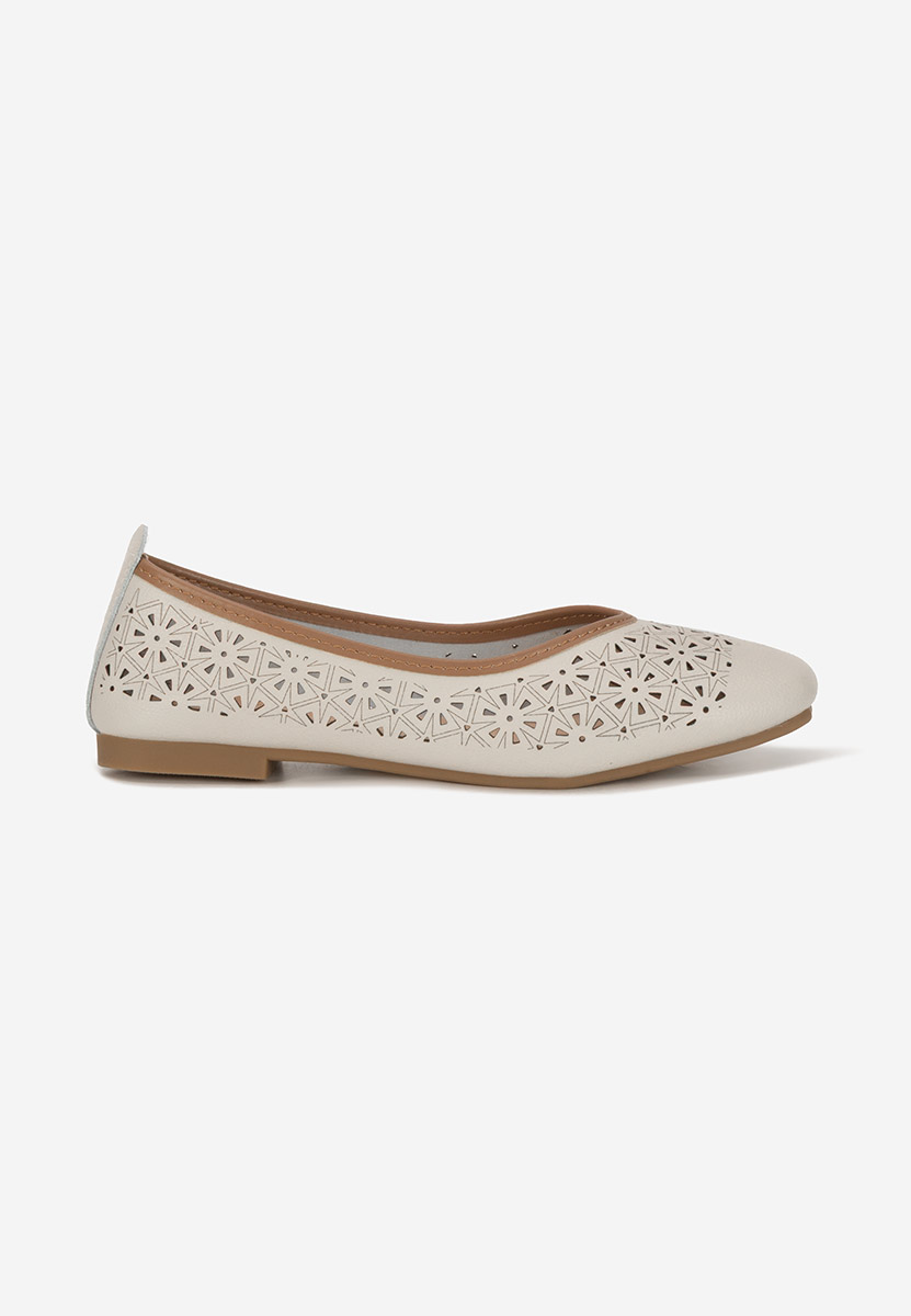 Ballerine pelle Verioma beige