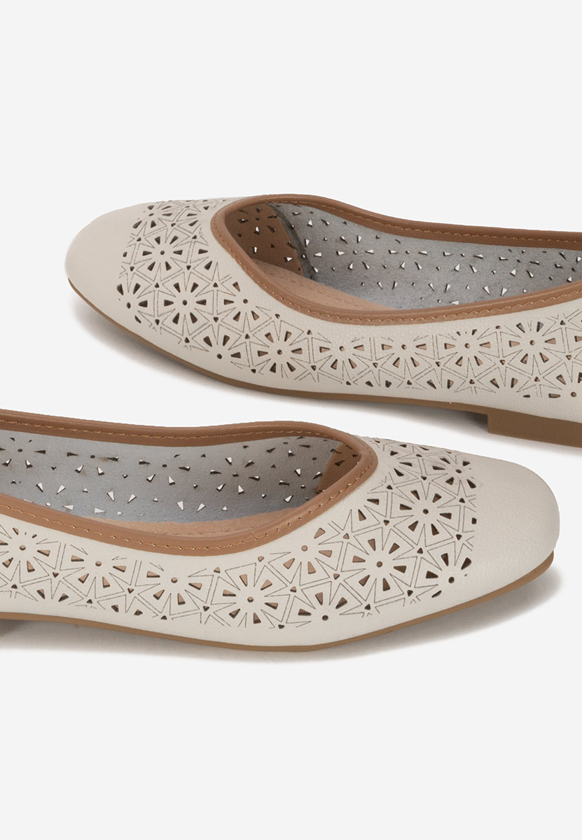 Ballerine pelle Verioma beige