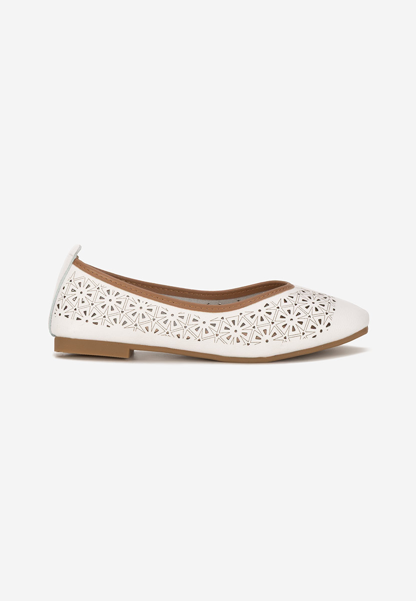 Ballerine pelle Verioma bianchi