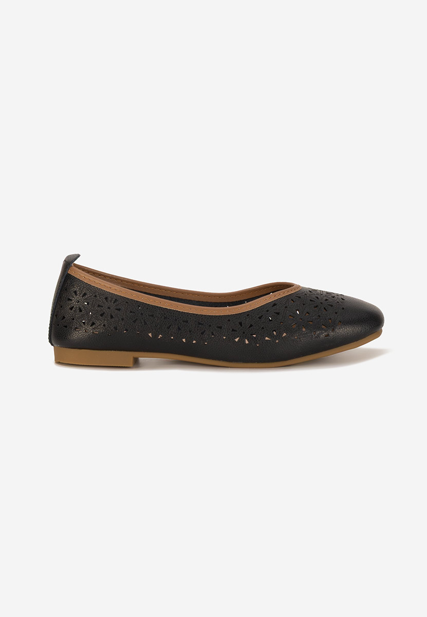 Ballerine pelle Verioma nero