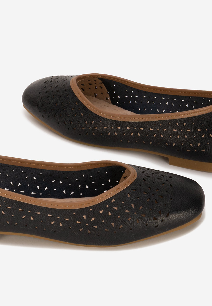 Ballerine pelle Verioma nero