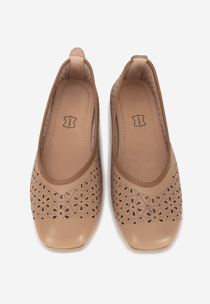 Ballerine pelle Verioma V2 beige