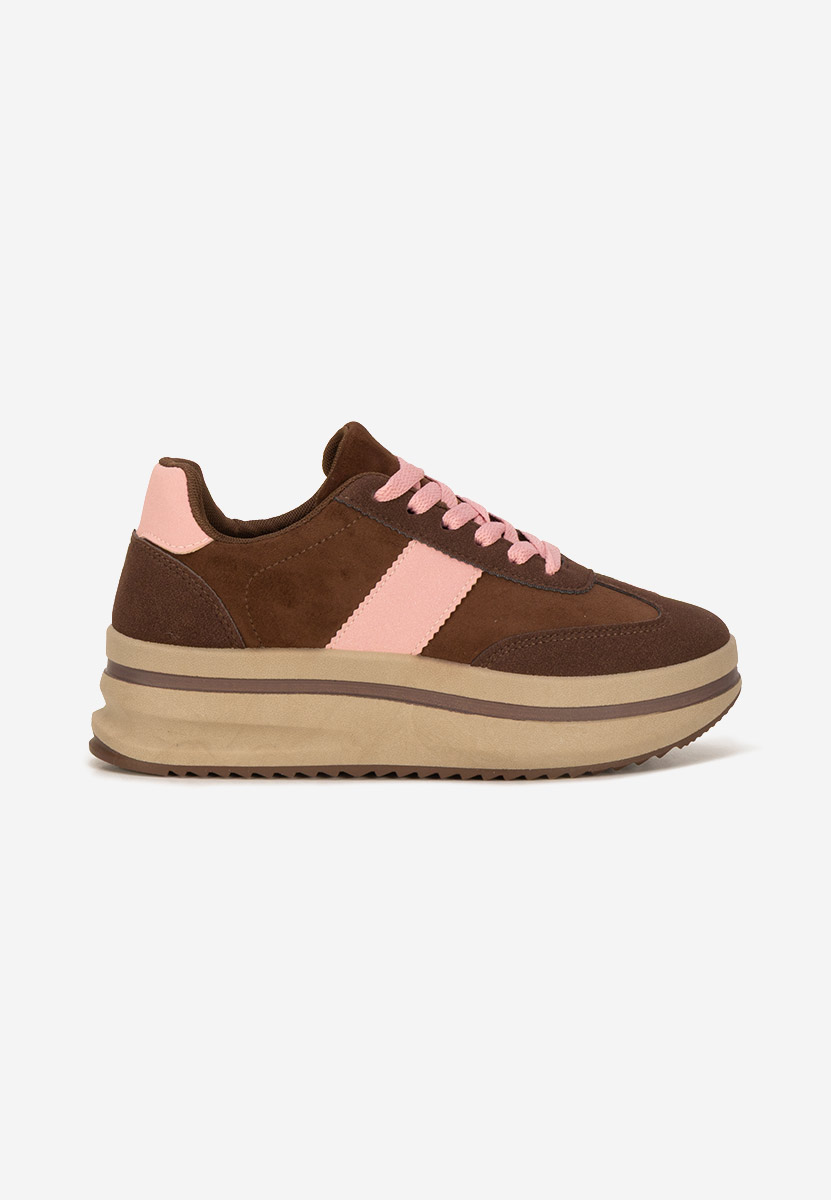 Sneakers con plateau Zashia V2 marrone