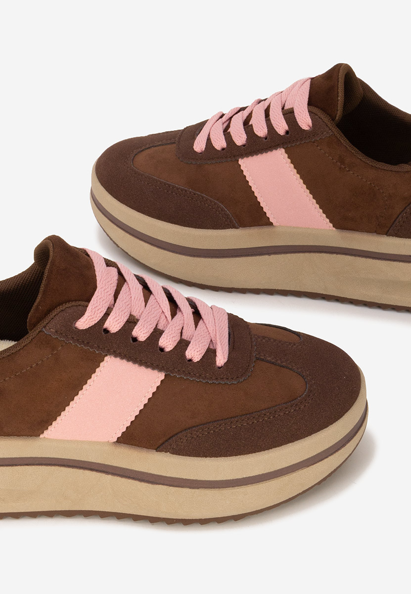 Sneakers con plateau Zashia V2 marrone