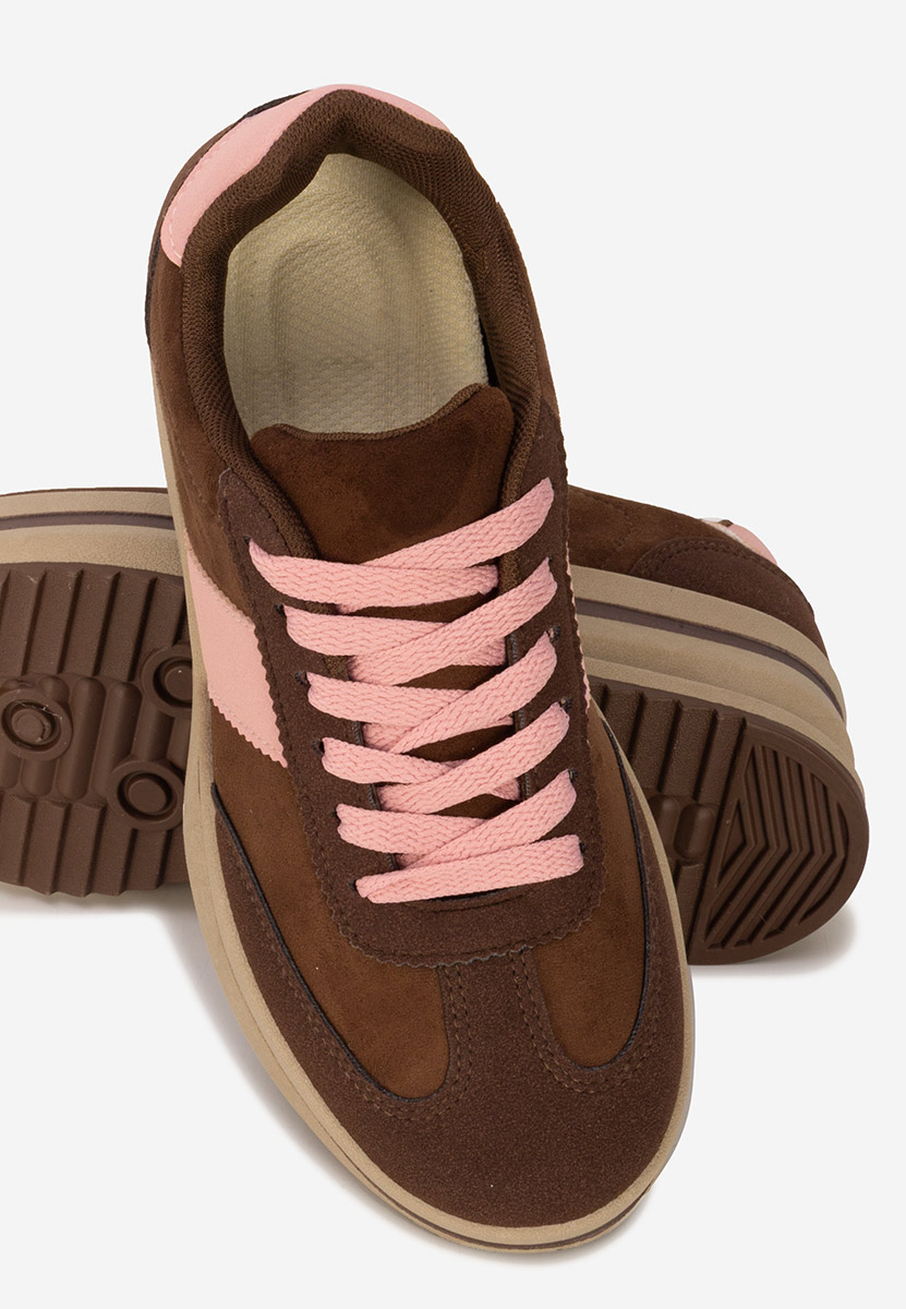 Sneakers con plateau Zashia V2 marrone