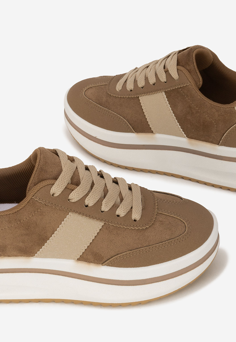 Sneakers con plateau Zashia cachi