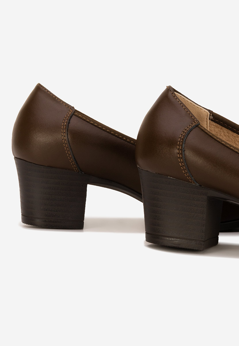 Scarpe pelle Cresida cachi