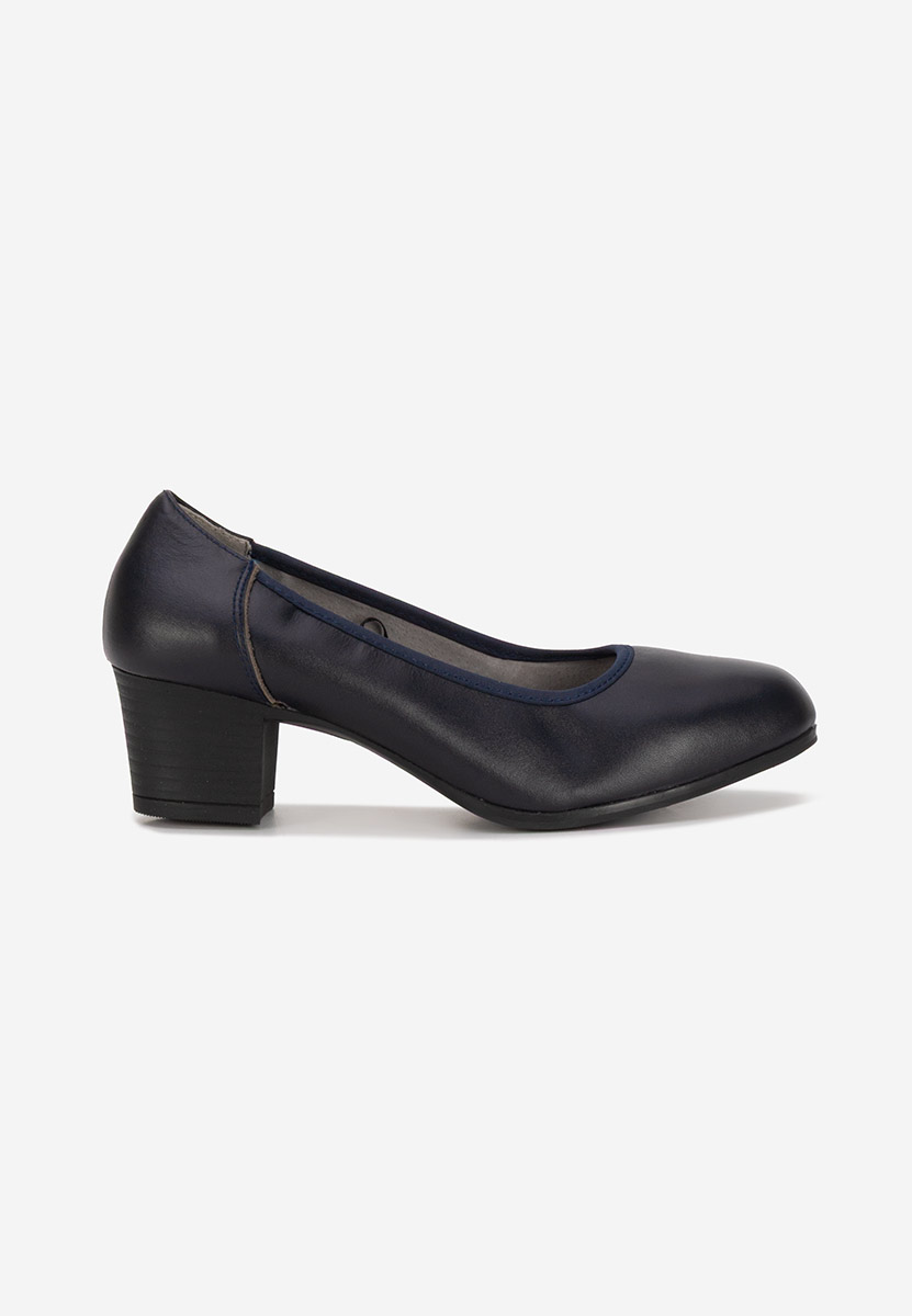 Scarpe pelle Cresida blu marine