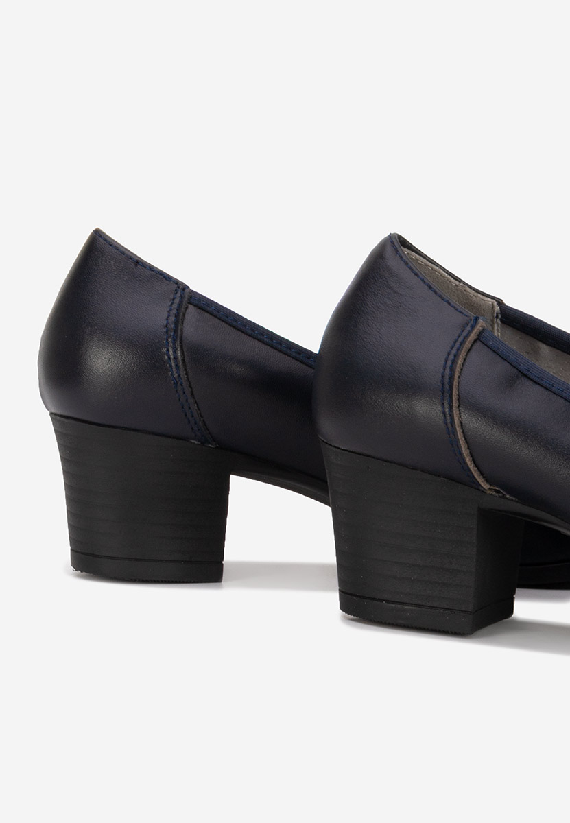 Scarpe pelle Cresida blu marine