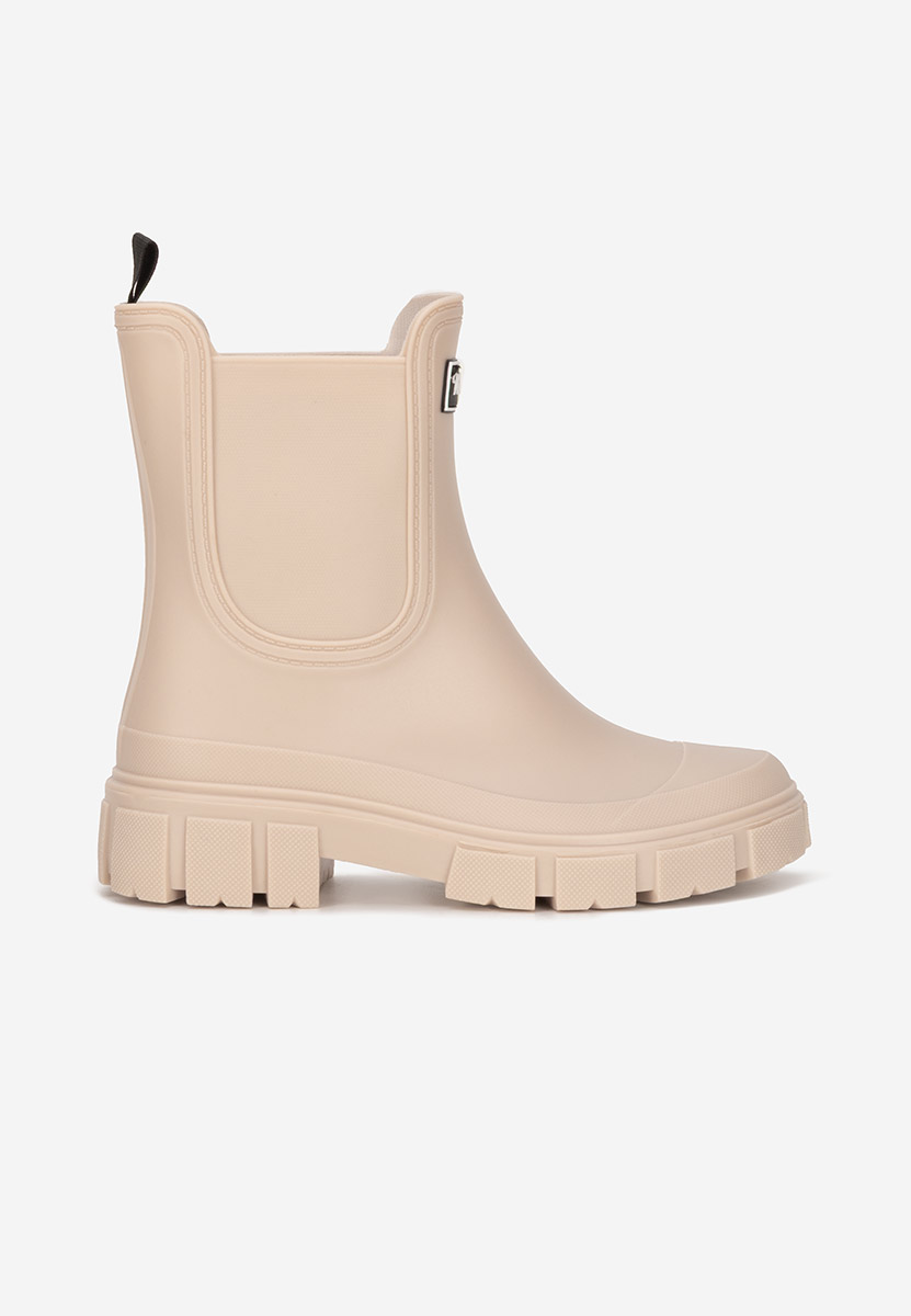 Stivaletti di gomma Aimeea beige