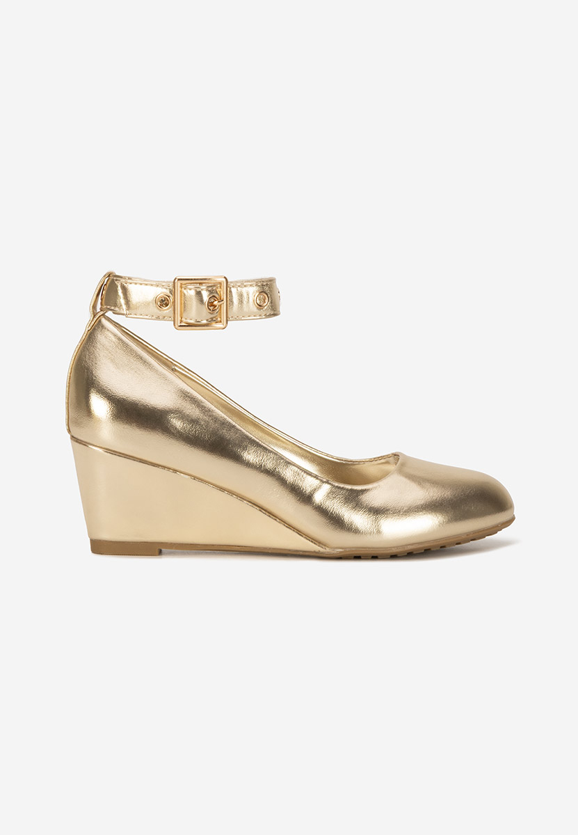 Scarpe con zeppa Alyssa oro
