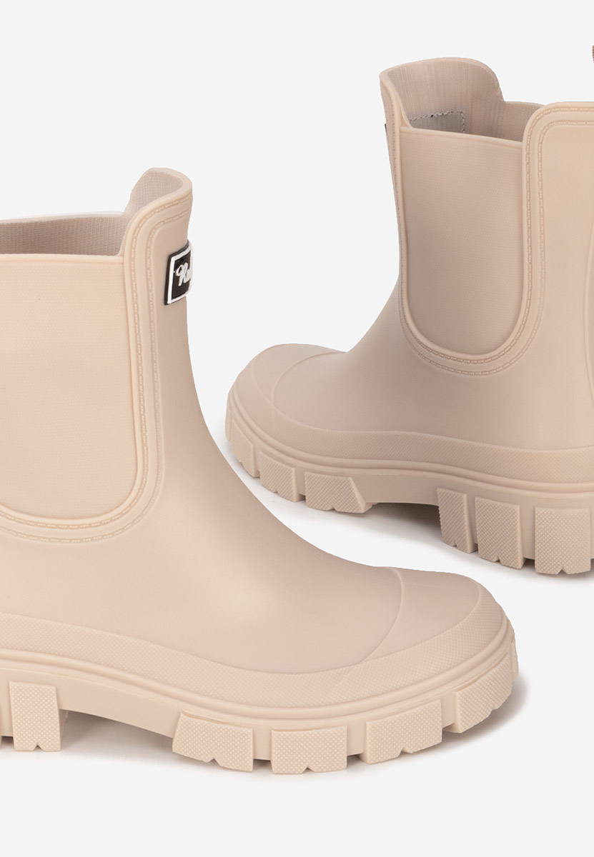 Stivaletti di gomma Aimeea beige