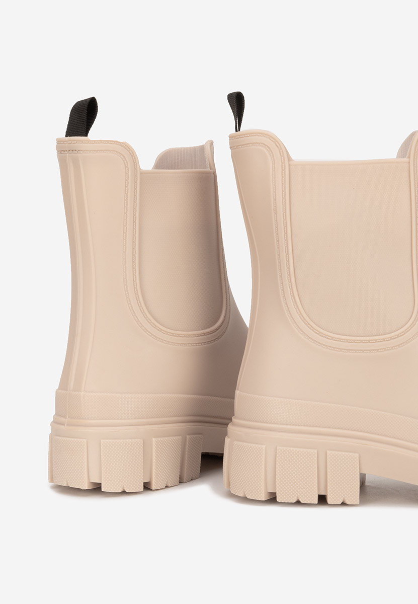 Stivaletti di gomma Aimeea beige