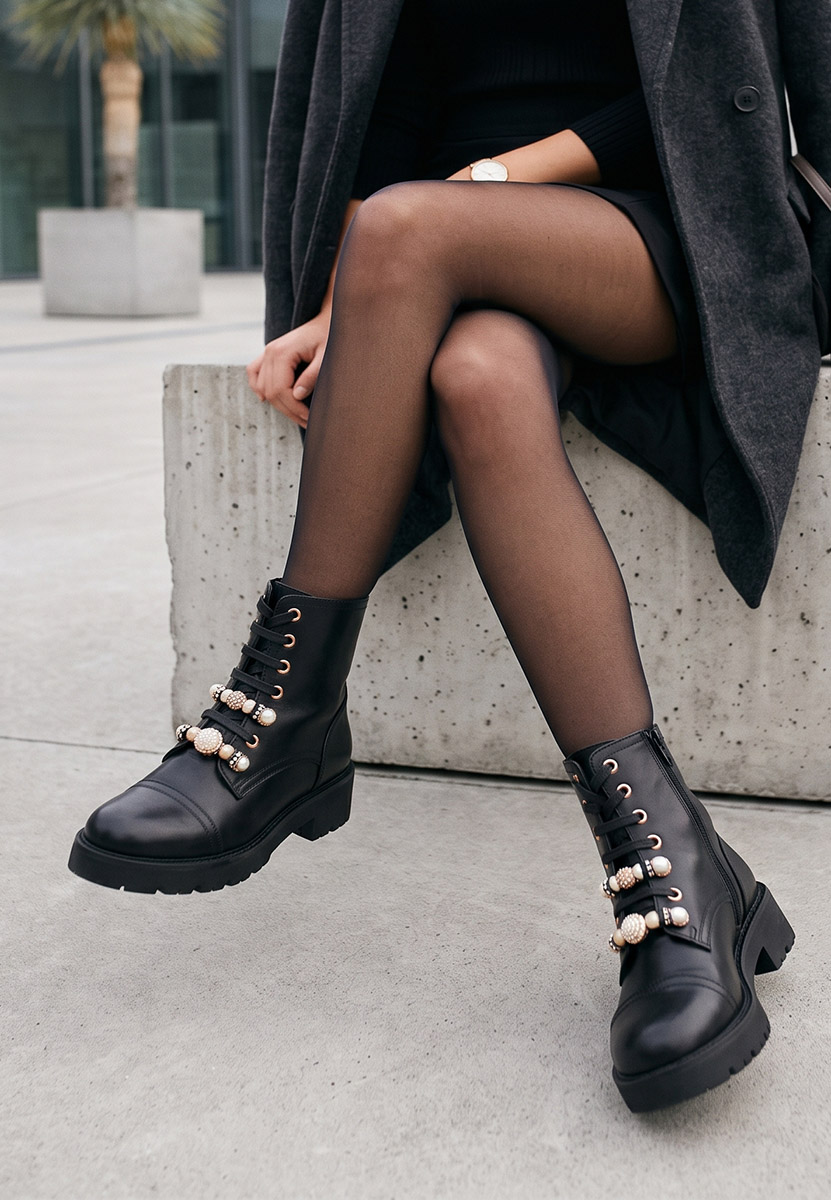Anfibi donna Anadeia nero