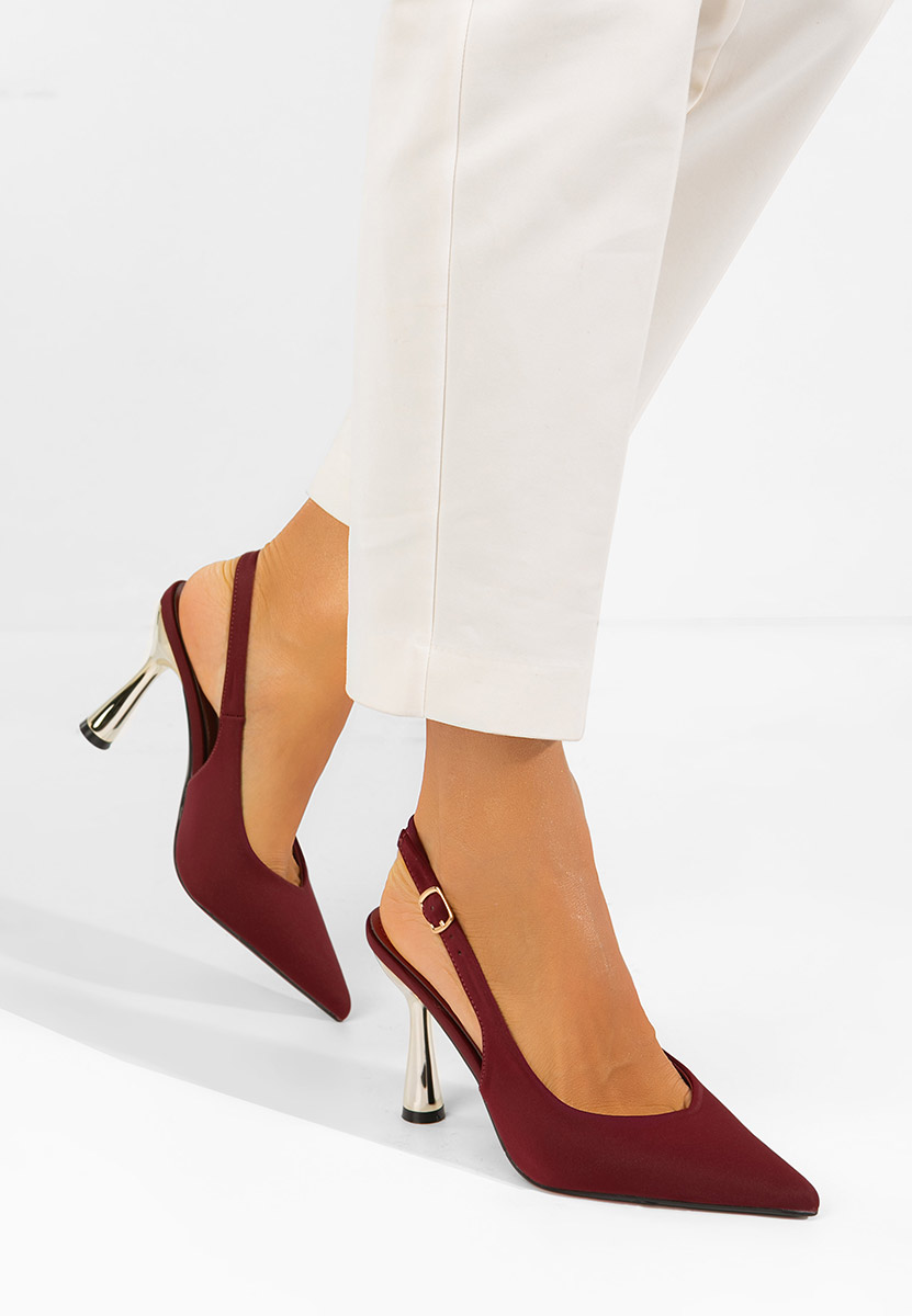 Décolleté Slingback Anastassia granata