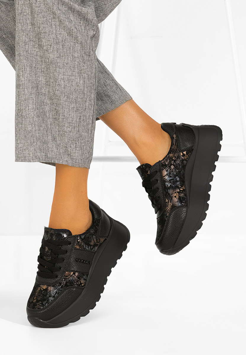Sneakers con plateau Densia V2 nero