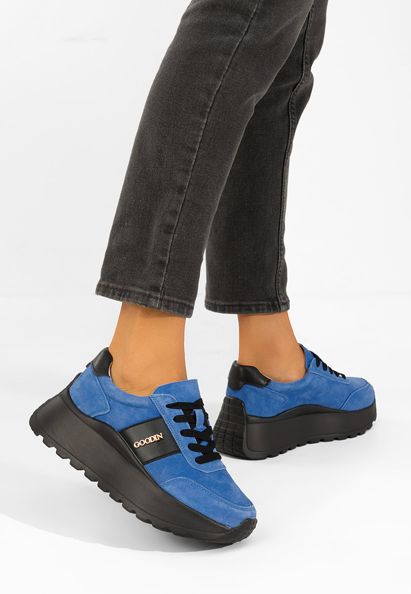 Sneakers con plateau Densia V2 blu