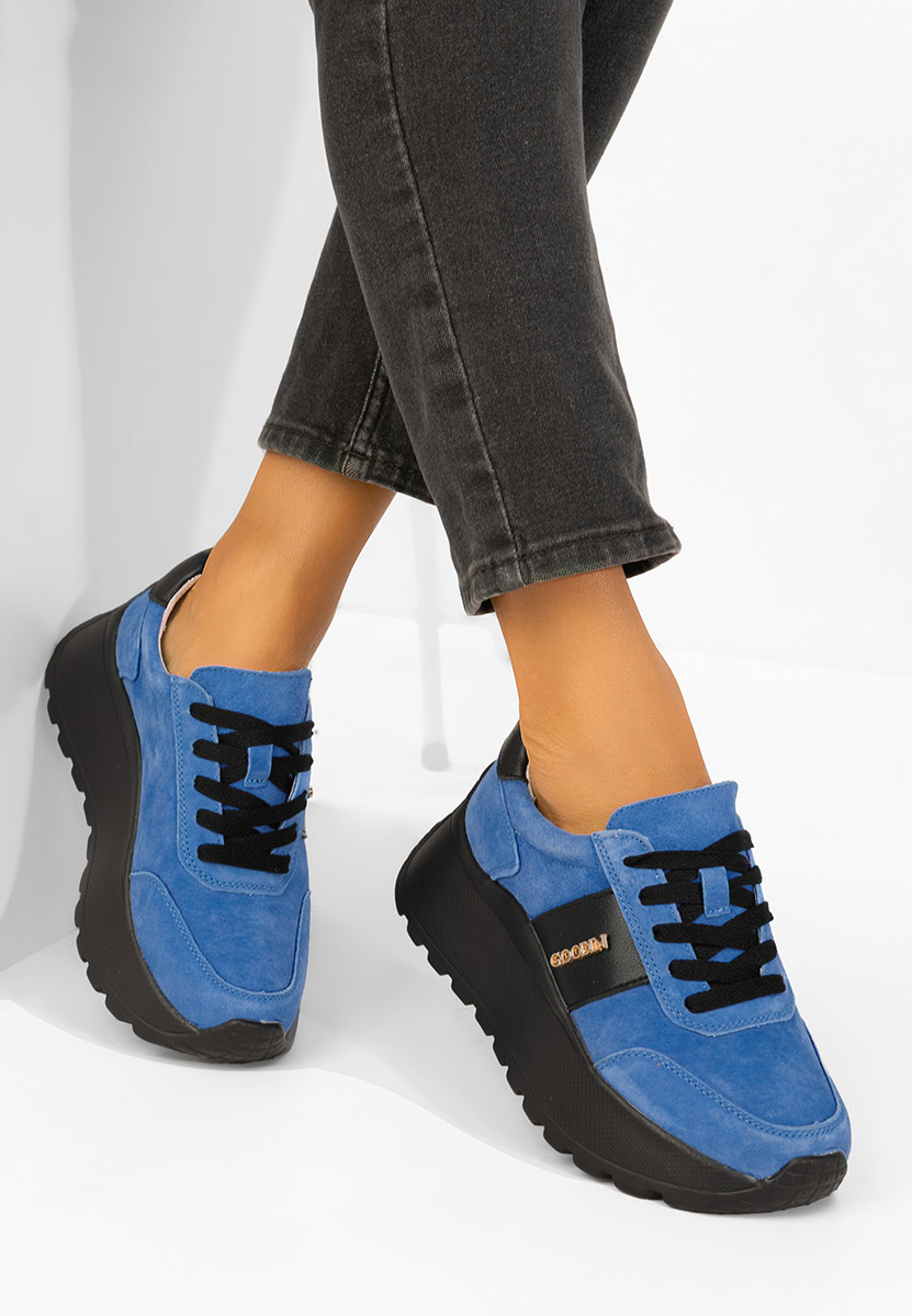 Sneakers con plateau Densia V2 blu