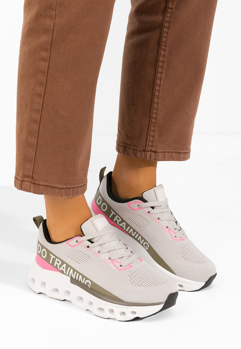 Sneakers con plateau Turinia V2 grigio