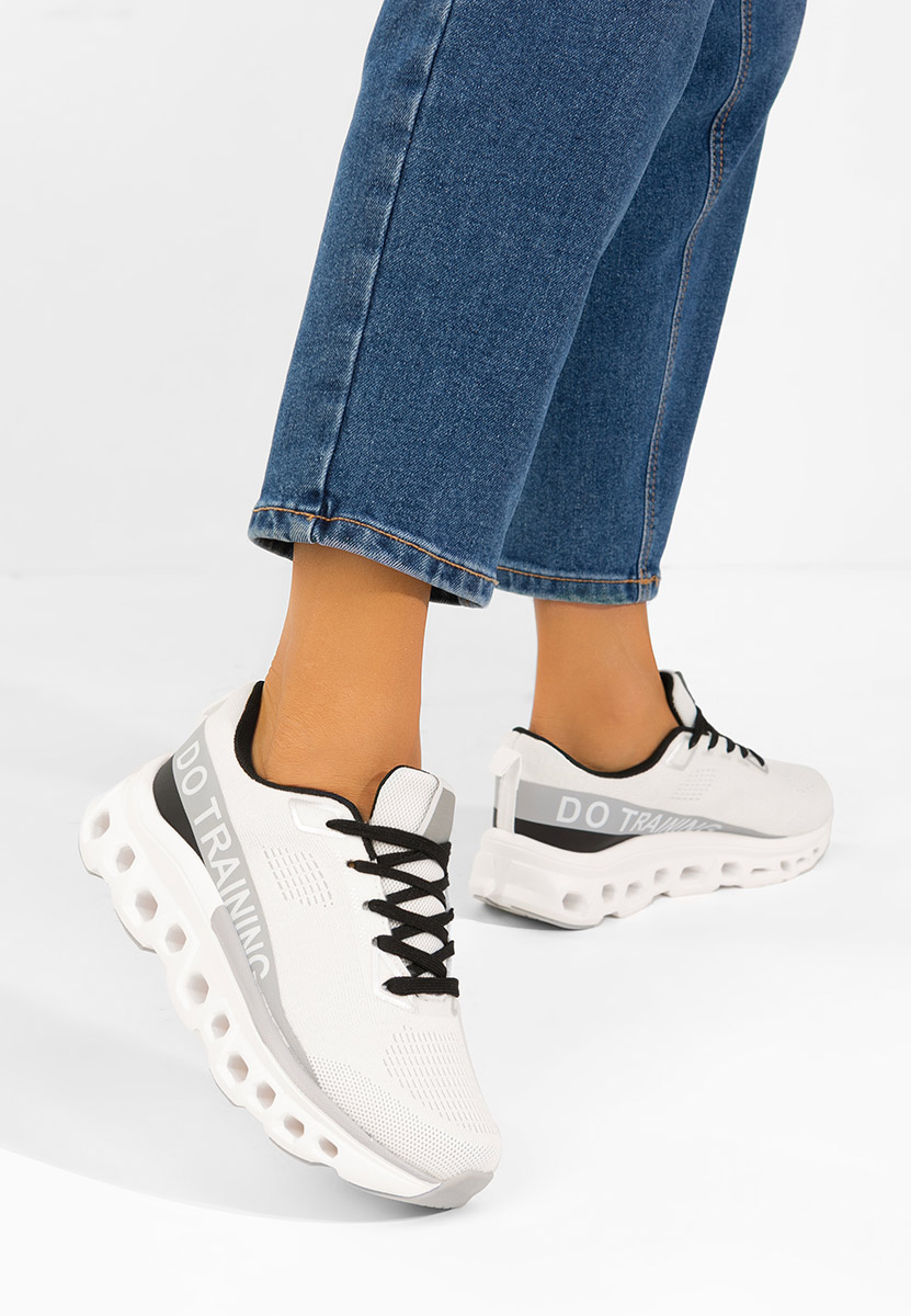 Sneakers con plateau Turinia bianchi