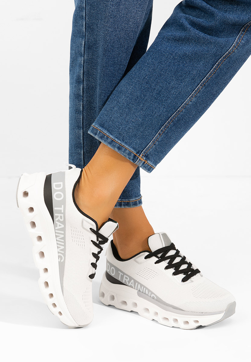 Sneakers con plateau Turinia bianchi