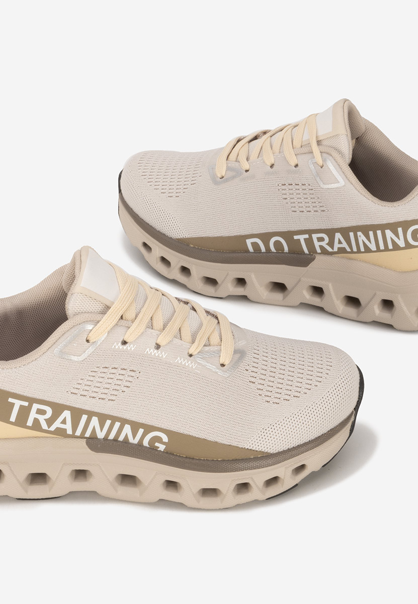 Sneakers con plateau Turinia cachi