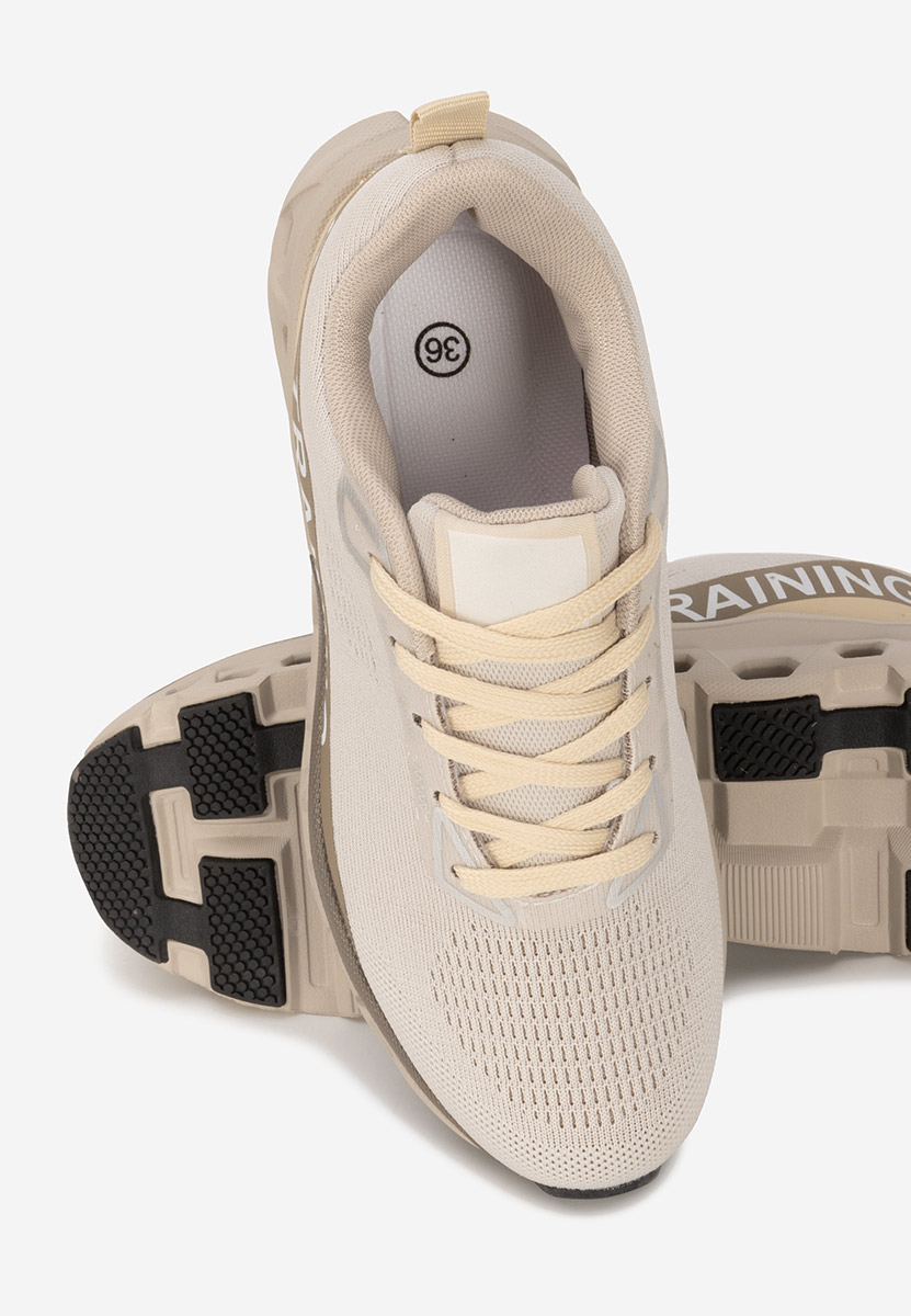 Sneakers con plateau Turinia cachi