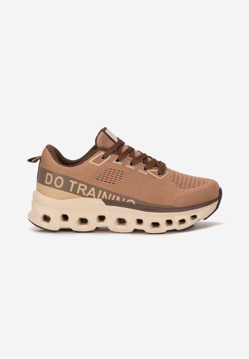 Sneakers con plateau Turinia marrone