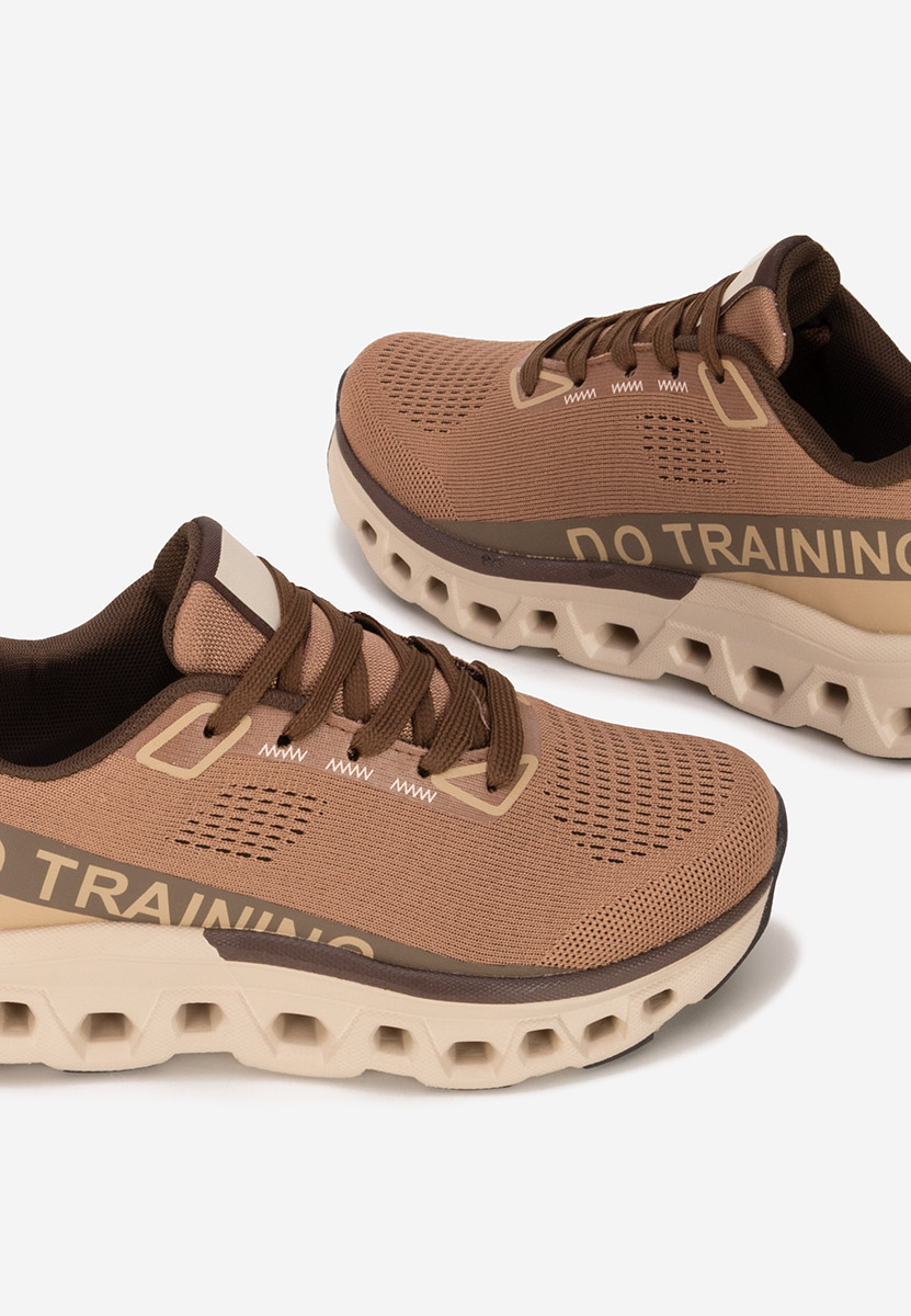 Sneakers con plateau Turinia marrone