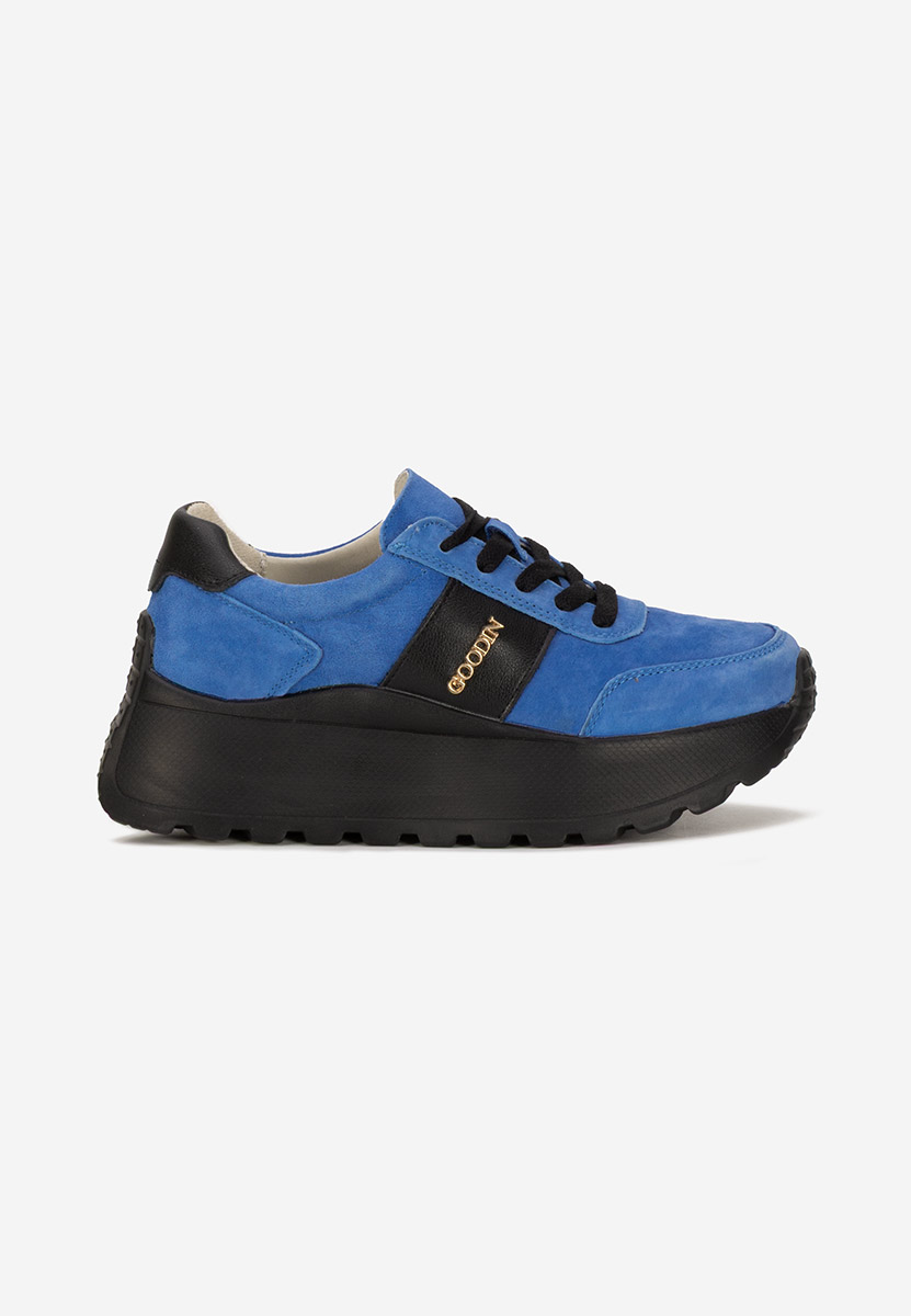 Sneakers con plateau Densia V2 blu