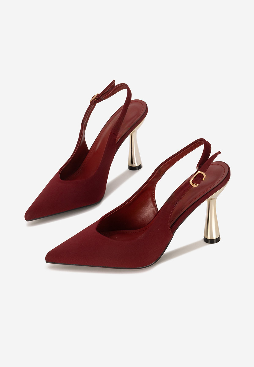 Décolleté Slingback Anastassia granata