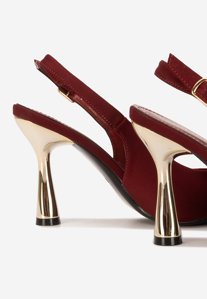 Décolleté Slingback Anastassia granata