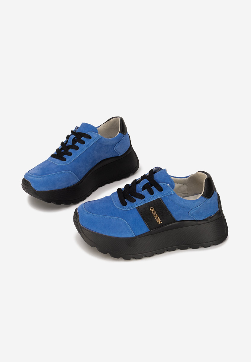 Sneakers con plateau Densia V2 blu