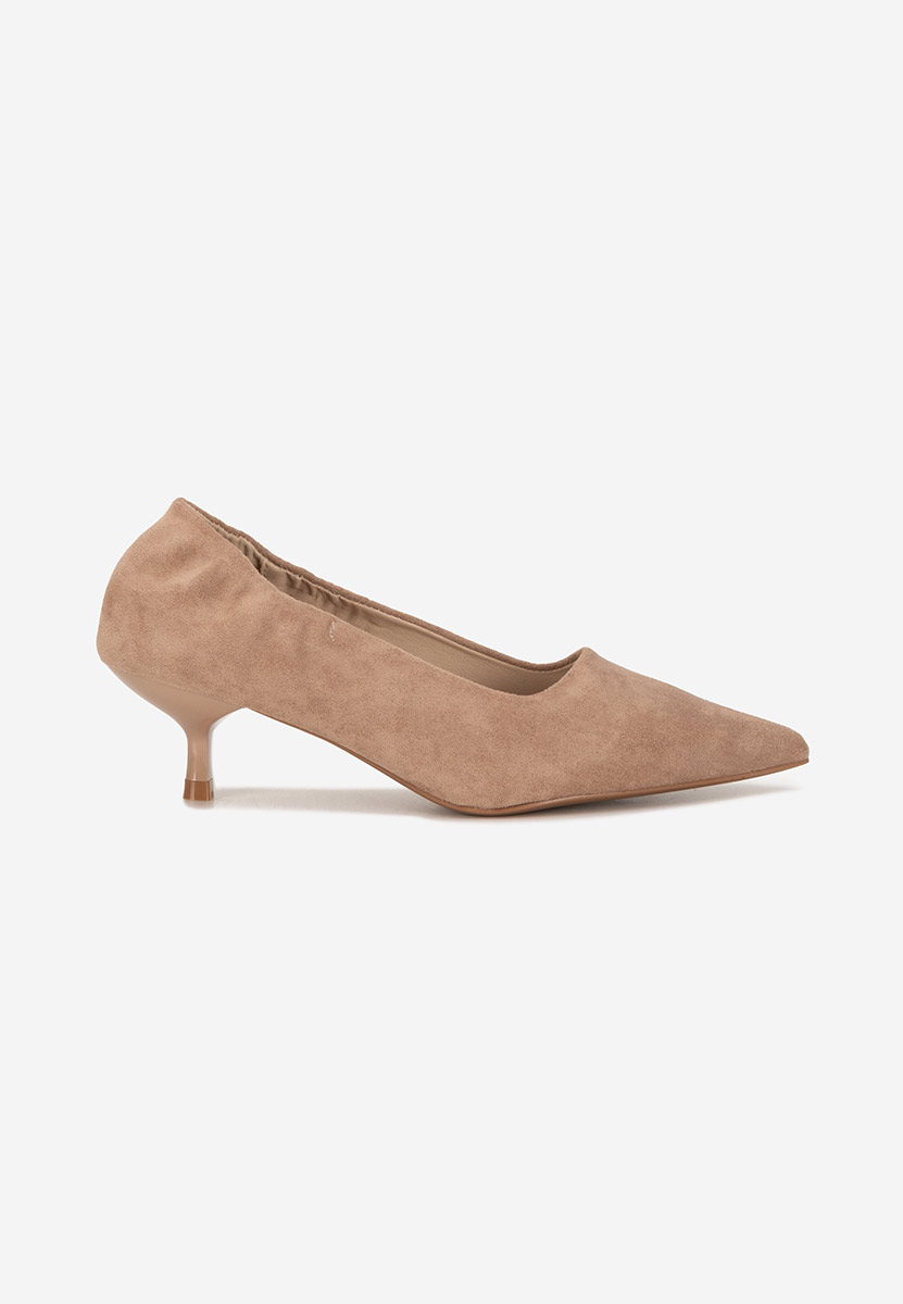 Décolleté tacco basso Kalaris beige