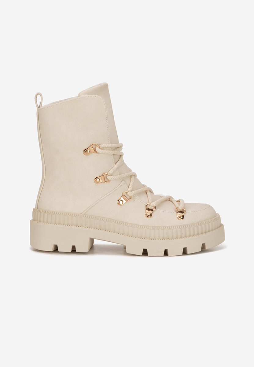 Stivaletti invernali donna Solira beige