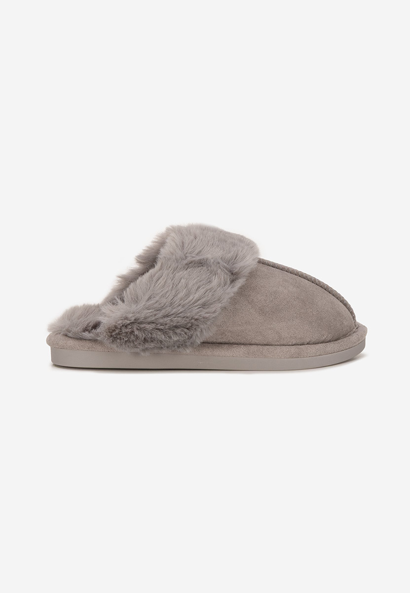 Pantofola donna invernale Krinia grigio