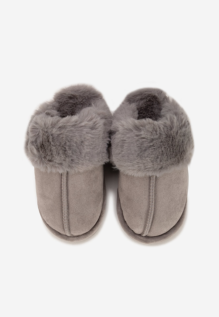 Pantofola donna invernale Krinia grigio