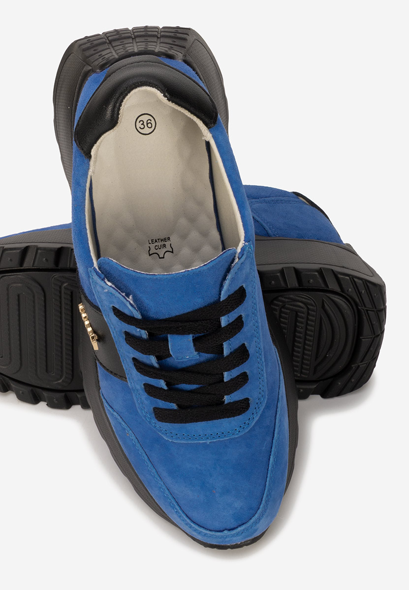 Sneakers con plateau Densia V2 blu