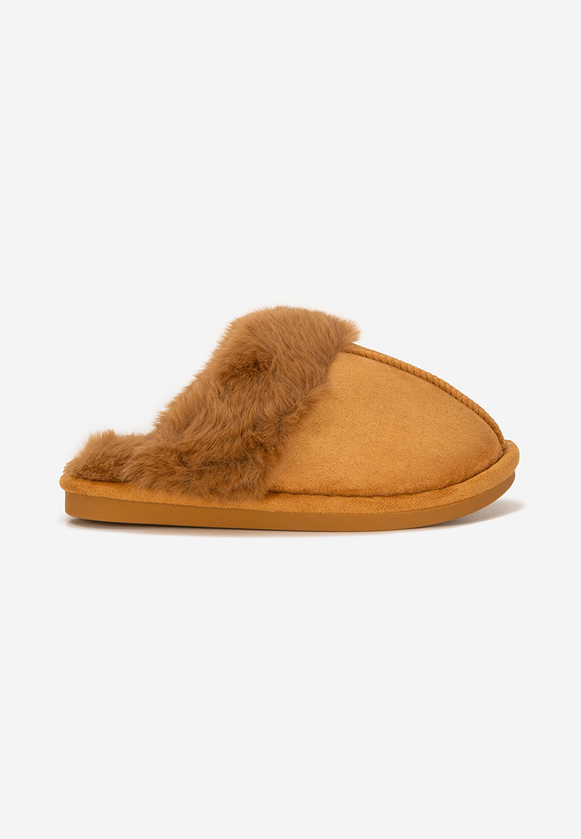 Pantofola donna invernale Krinia camel