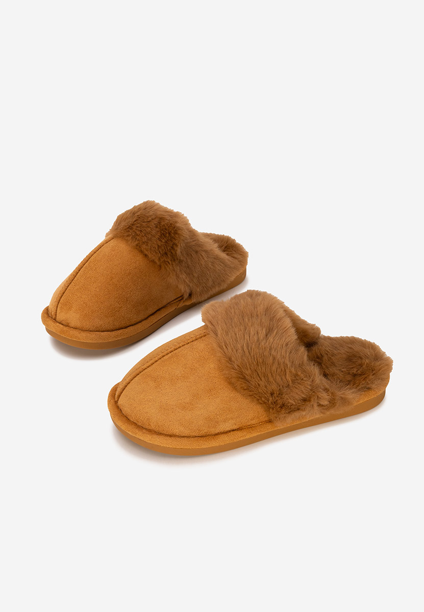 Pantofola donna invernale Krinia camel
