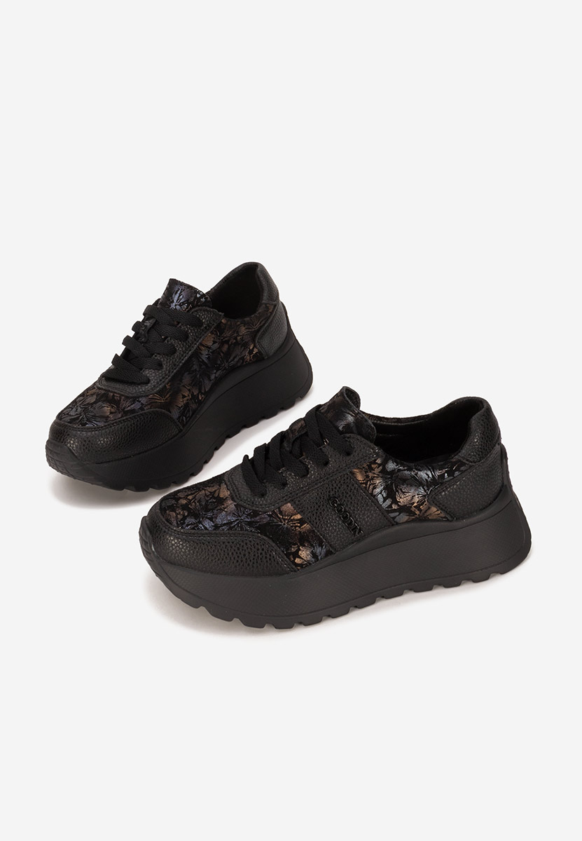 Sneakers con plateau Densia V2 nero