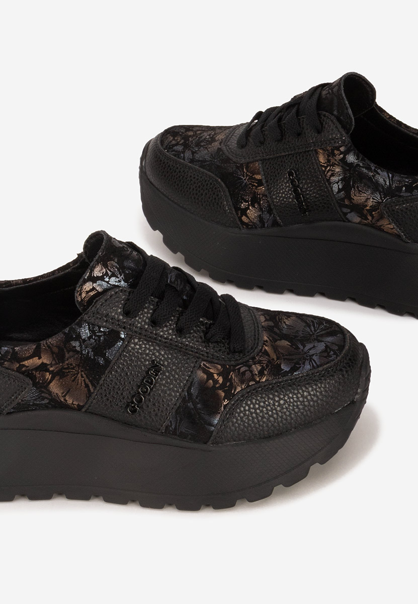 Sneakers con plateau Densia V2 nero