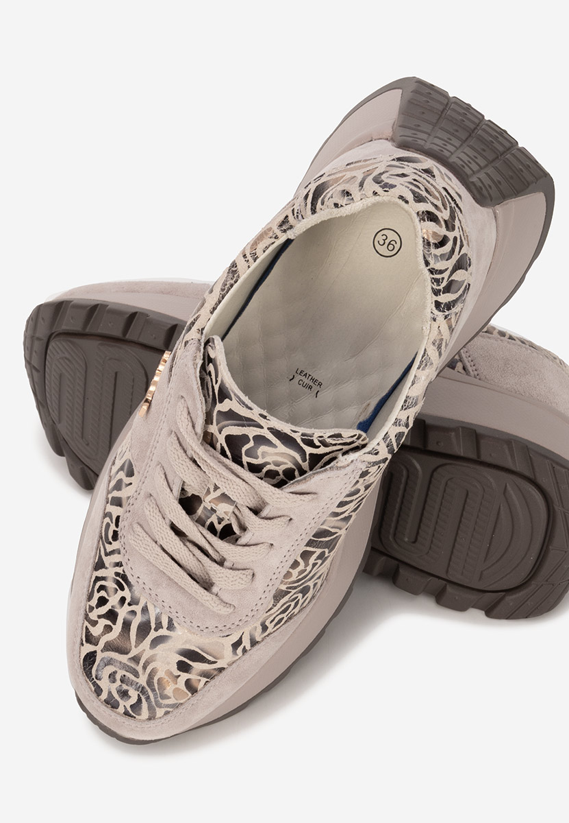 Sneakers con plateau Densia V2 beige